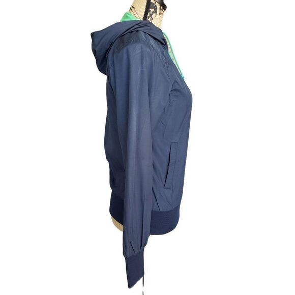 Nike Women's Lightweight Full Zip Hooded Jacket Windrunner  Blue Small NWOT - Picture 5 of 7